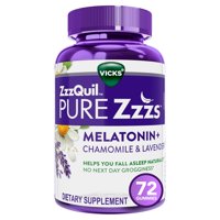 Gomitas Sleep Aid Zzzquil Pure Zzzs Melatonina, 1 Mg, 72 Unidades