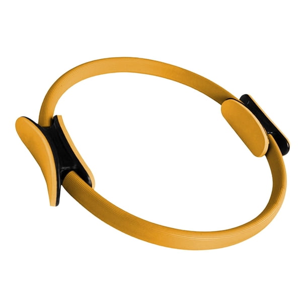 Equipo De Entrenamiento De Yoga De Resistencia Para Tonificación De Muslos Y Piernas Con Aro De Pilates Para Mujeres, Color Amarillo