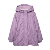 Pillin - Chaqueta Niña Impermeable Animal Print Malva
