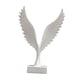 thumbnail image 2 of Estatua nórdica de ala de Ángel, estatuilla abstracta de águila, obra de arte Animal, escultura de resina para Interior, oficina, adornos de Hotel , blanco, 10,5 cm x 3 cm x 15 cm, 2 of 5