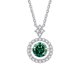 thumbnail image 5 of Collar de Moissanita para Mujer 1 Uds Corte Redondo Color D VVS1 Collar de Diamante de Plata Esterlina 925 Colgante de Moissanita para Mujer con Certificado, 5 of 9