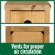 thumbnail image 4 of Casa para Pájaros Wild Wings de Cedro Marrón con Puerta de Limpieza, 4 of 5