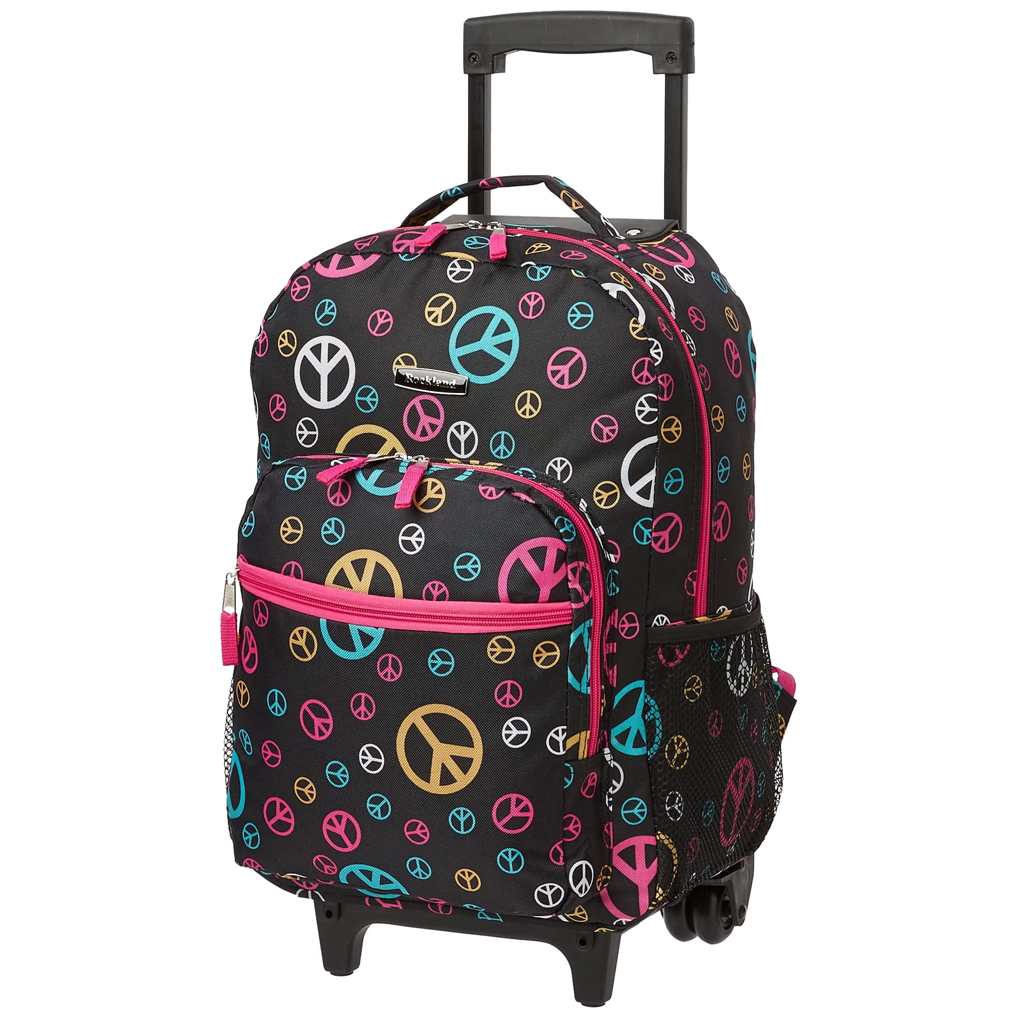 Mochila Rodante Rockland Peace De 17 Pulgadas Con Doble Asa