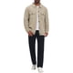 thumbnail image 2 of Chaqueta informal de hombre con botones, mangas largas, chaqueta tipo camionero para uso diario, L caqui, 2 of 6