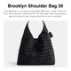 thumbnail image 2 of Bolso Coach Brooklyn 39 cm de gamuza con relieve de cocodrilo, 2 of 7