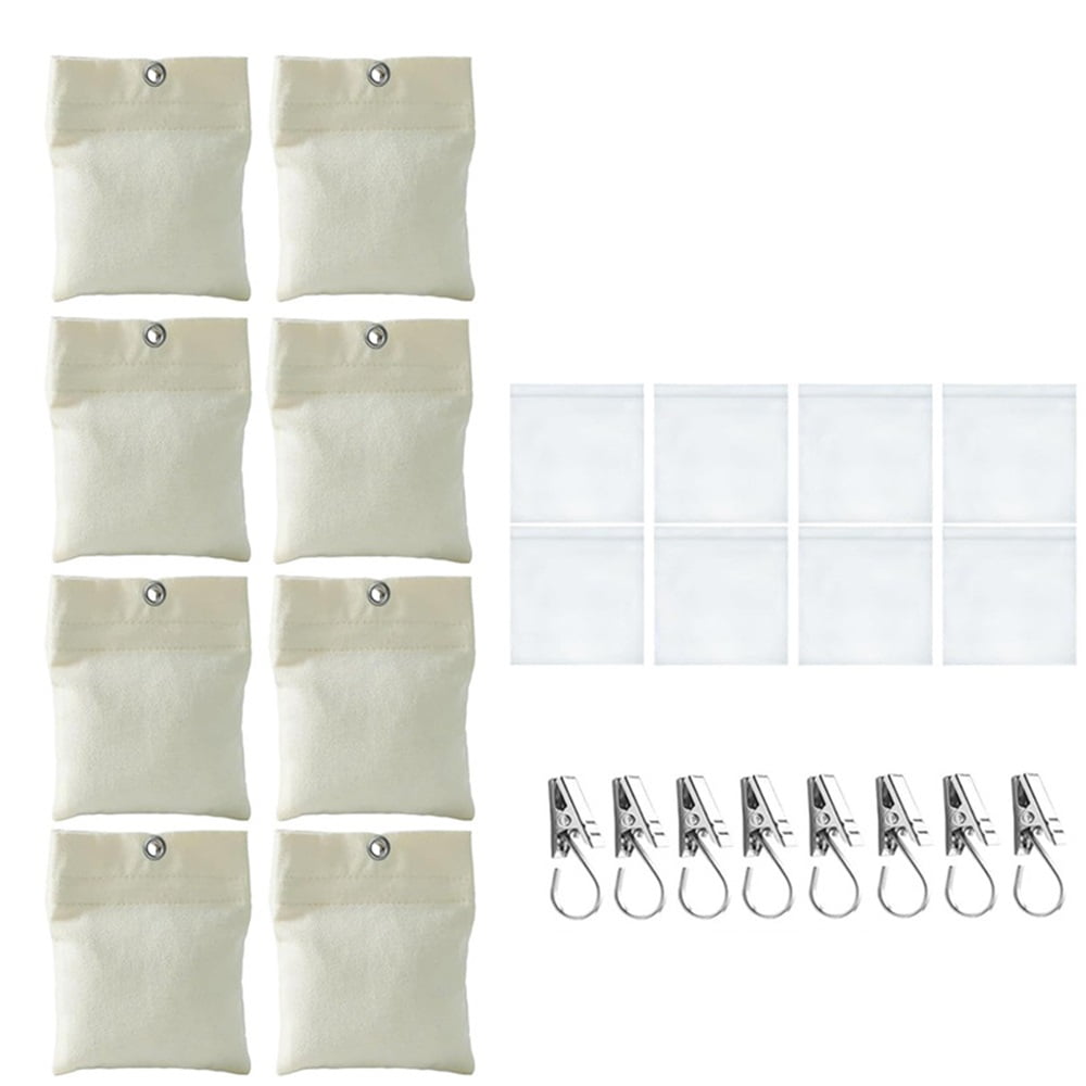 Xusx111 - Pesos De Cortina Al Aire Libre De 8 Paquetes, Bolsa De Arena De Cortina Al Aire Libre De 15 Onzas Pesos De Cortina Del Patio Inferior Pesos De Cortina Bolsas De Soporte Clip Para Cortinas De