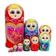 thumbnail image 3 of 10 Piezas Matryoshka Juguetes Para Niños Decoración De Muñecas Rusas De Madera Para Vacaciones, 3 of 5