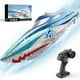 thumbnail image 1 of Barco de carreras RC DEERC totalmente proporcional con LED de más de 20 MPH, 1 of 3