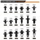 thumbnail image 4 of Juego GOOACC de 190 clips y sujetadores para sujetadores de coche, 4 of 9