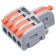 thumbnail image 1 of Bloque Terminal XALXMAW 10 uds 1 entrada 4 salidas 28‑12 AWG, 1 of 6