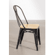 thumbnail image 3 of Pack 4 Sillas Tolix con Asiento de Madera, 3 of 5