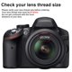 thumbnail image 5 of Objetivo Gran Angular Tectra 52 mm 0.43× HD Profesional para Nikon, 5 of 7