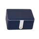 thumbnail image 1 of Caja De Almacenamiento De Joyas Cuero De PU Portátil Grande Para Anillos De Cuidado De Joyas Niñas Azul, 1 of 3