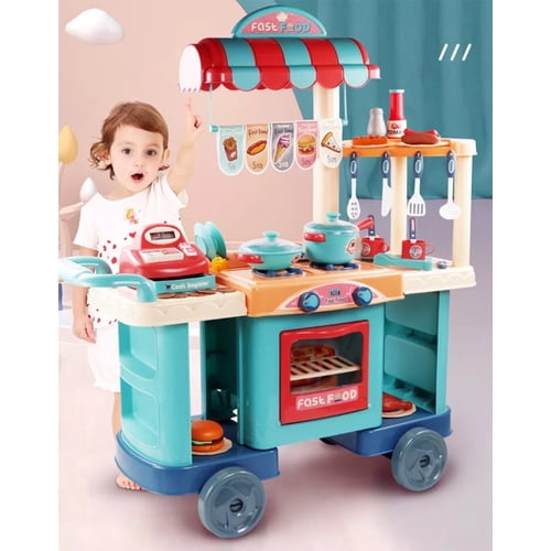 Comida Rápida Carro De Cocina De Barbie Barbie Careers Dolls Gift