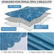 thumbnail image 4 of Mantel de vinilo impermeable, rectangular, resistente, lavable, para cocina y comedor (101 x 160 cm) $ Mantel de vinilo lavable, fácil de limpiar, rectangular, resistente, 4 of 7