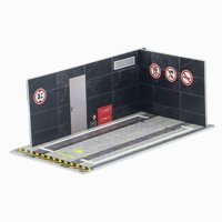 Magideal - Modelo De Coche De Pvc, Escena De Estacionamiento, Exhibición 1/24, Juguete De Garaje Para Coche, Colección De Modelos De Automóviles, Modelo De Venti K