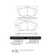 thumbnail image 2 of Pastillas Freno para auto Kia Rio 2005-2011 Delantero, 2 of 4