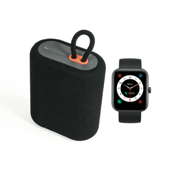 Pack Black Smartwatch Live 206 42mm + Parlante BT Tune Up