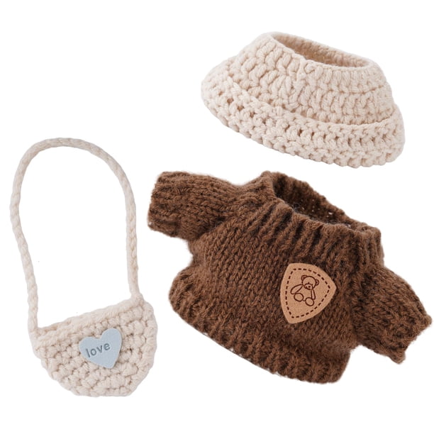 Mini Juego De Ropa Para Muñecas De 6 Pulgadas Ropa Para Muñecas De 5 A 7 Anos 8 A 10 Anos Muneca Colgante Para Ninos Marron