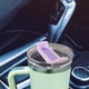 thumbnail image 2 of Tapa de repuesto para vaso Stanley Cup de 40 oz, paquete de 2 tapas transparentes de repuesto para vaso de viaje Stanley, a prueba de derrames, compatible con accesorios Stanley Cup., 2 of 5