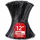 thumbnail image 1 of Brida para cable HAVE ME TD 30 cm 1000 unidades 120 lbs color negro, 1 of 7