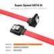 thumbnail image 2 of Cable SATA CableCreation 20 cm 6 Gbps 7 pines - Pack de 2, 2 of 9