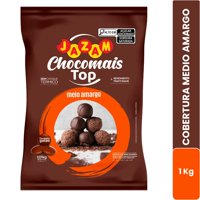 Chocomais - Cobertura De Chocolate Top Medio Amargo Jazam 1 Kilo. Derretir