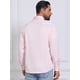 thumbnail image 3 of INSPIRE CHIC Camisas de Vestir Formales de Color Sólido con Cuello de Punta y Manga Larga para Hombre, Rosa 2XL, 3 of 4