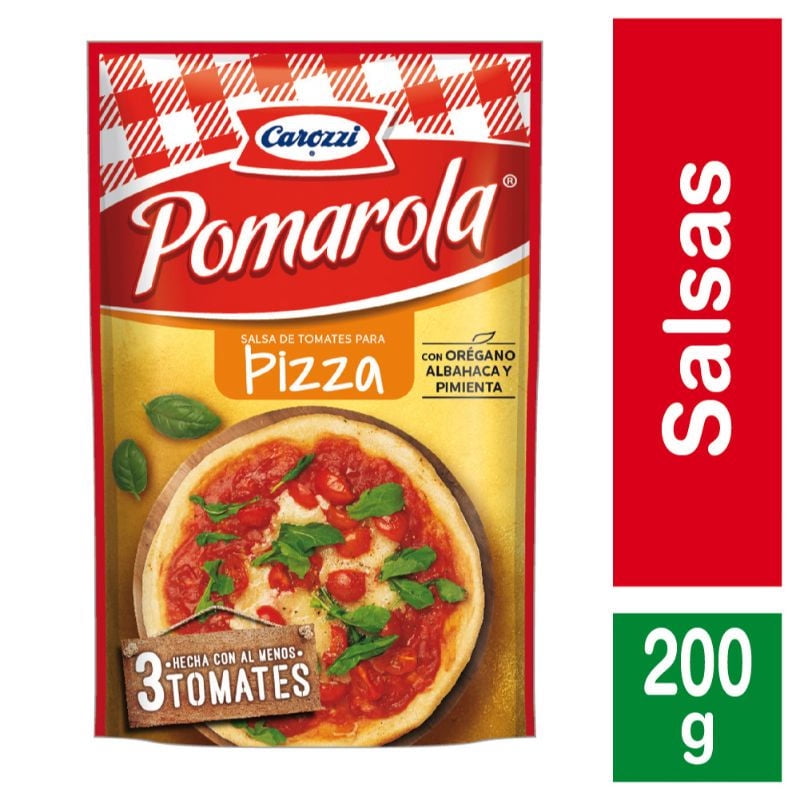 Salsa De Tomate Pizza Doypack 200 g Pomarola