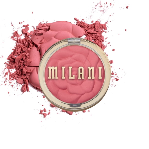 Rubor en polvo Rose de Milani para mejillas, acabado natural