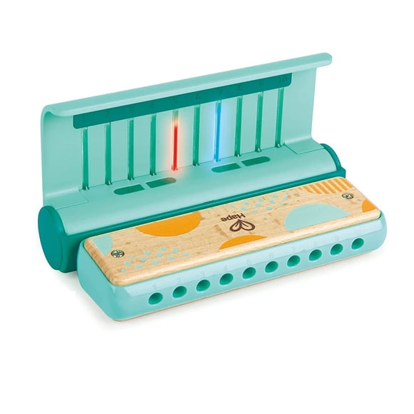 Armónica Hape Aprende con luces, juguete musical con carga USB