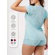 thumbnail image 1 of Pijama Calma Soft - Algodón Peruano - Talla M - Color Verde Agua, 1 of 2
