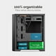 thumbnail image 3 of Gabinete Diamond Design (Micro-ATX, Vidrio Templado, USB 3.0), 3 of 5