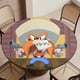 thumbnail image 5 of Sam Bigotes-theme Fitted Round Tablecloths Elastic Edged Table Covers Waterproof Table Cloth for Kitchen Holiday Party Tables Decor 150cm, 5 of 6