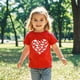 thumbnail image 2 of Camiseta Sineeko para niños pequeños Love Heart 2T, 2 of 3