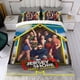 thumbnail image 4 of Jersey Shore Conjunto de sábanas temático, trío de piezas, cómodo y amigable con la piel, diseño único, regalo de decoración para el hogar para familiares, amigos y fans, 90 cm * 190 cm, 4 of 6