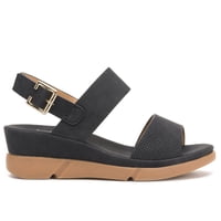 Sandalia Mujer Negro Orazi Thunder Blue