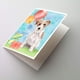 thumbnail image 1 of Tarjetas de felicitación Caroline's Treasures Jack Russell (paquete de 8), 1 of 2