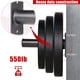 thumbnail image 4 of Soporte de pesas SYL Fitness montado en la pared para 2 platos, 4 of 5