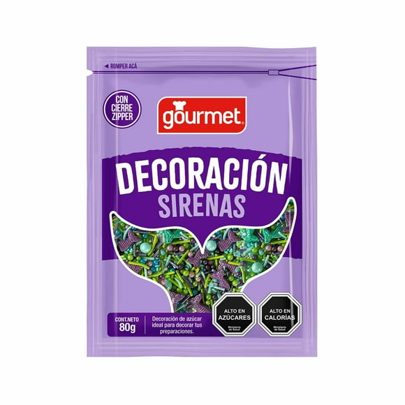 Decoraciones Sirenas, 80 g