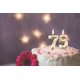 thumbnail image 4 of Velas JEVONS 75 Cumpleaños Oro - Pack de 2, Altura 5 cm, 4 of 7