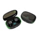 thumbnail image 3 of Auriculares Bluetooth 5.3 TWS QFX HP-E110 a prueba de salpicaduras con LED negros, 3 of 5