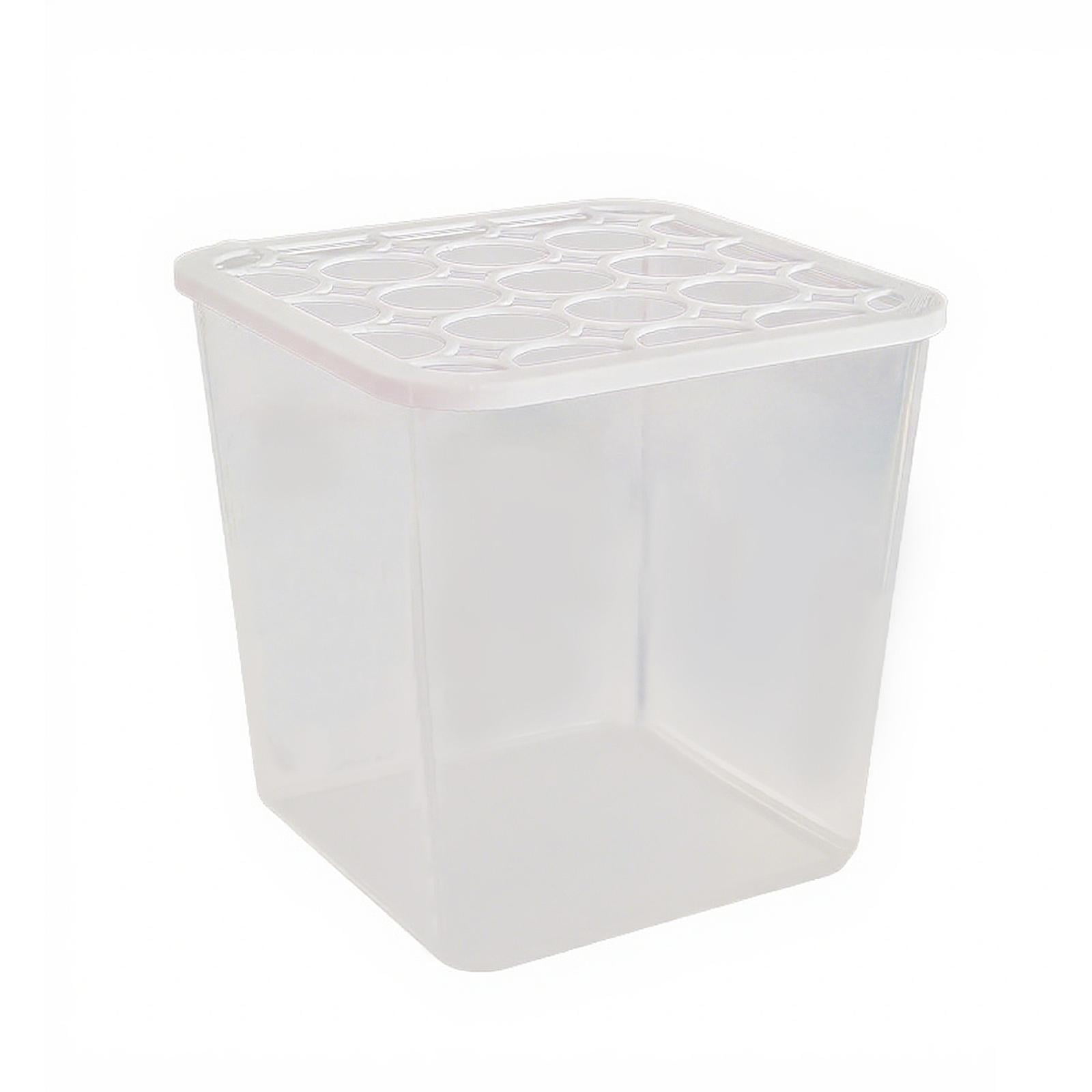 Magideal - Jarrón Hidropónico Para Cultivo Acuático Maceta Para Flores Y Centro De Mesa Con Diseño Cuadrado Que Ahorra Espacio Adecuado Para Balcones Y Alféizar Tipo De Agujero Redondo