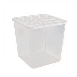 Magideal - Jarrón Hidropónico Para Cultivo Acuático Maceta Para Flores Y Centro De Mesa Con Diseño Cuadrado Que Ahorra Espacio Adecuado Para Balcones Y Alféizar Tipo De Agujero Redondo