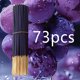 thumbnail image 1 of suxuMhao Incienso en Barra de Uva - 73 Pzas 8.66IN Varillas de Incienso Orgánicas, Fragancia Natural para el Hogar para Relajación, Yoga y Meditación, Incienso de Aromaterapia Morado para Ambiente, 1 of 4