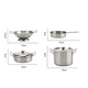 thumbnail image 3 of Set Ollas y Utensilios Cocina Infantil Acero Inox, 3 of 3