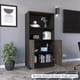 thumbnail image 2 of Biblioteca 2 Puertas 3 Repisas Home Office Negro Y Coñac, 2 of 11
