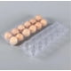 thumbnail image 4 of Pack 25 Cajas Bandeja 12 Huevos Gallina Plástica Huevera Transparente, 4 of 8