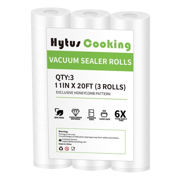 Bolsas de sellado al vacío Hytus Cooking 3 rollos 28 cm × 6 m