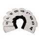 thumbnail image 2 of 10 Uds. Fundas De Cabeza De Hierro Para Golf, Cubiertas De Cu?as De Golf Duraderas Tejidas Para Hombres Y Mujeres, Color Blanco Y Caqui, 2 of 5